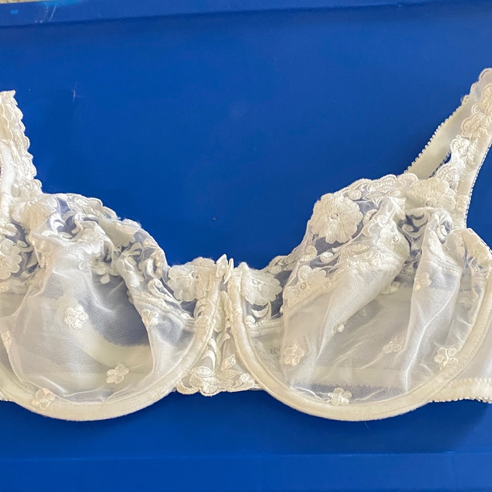 Felina White Lace Bra